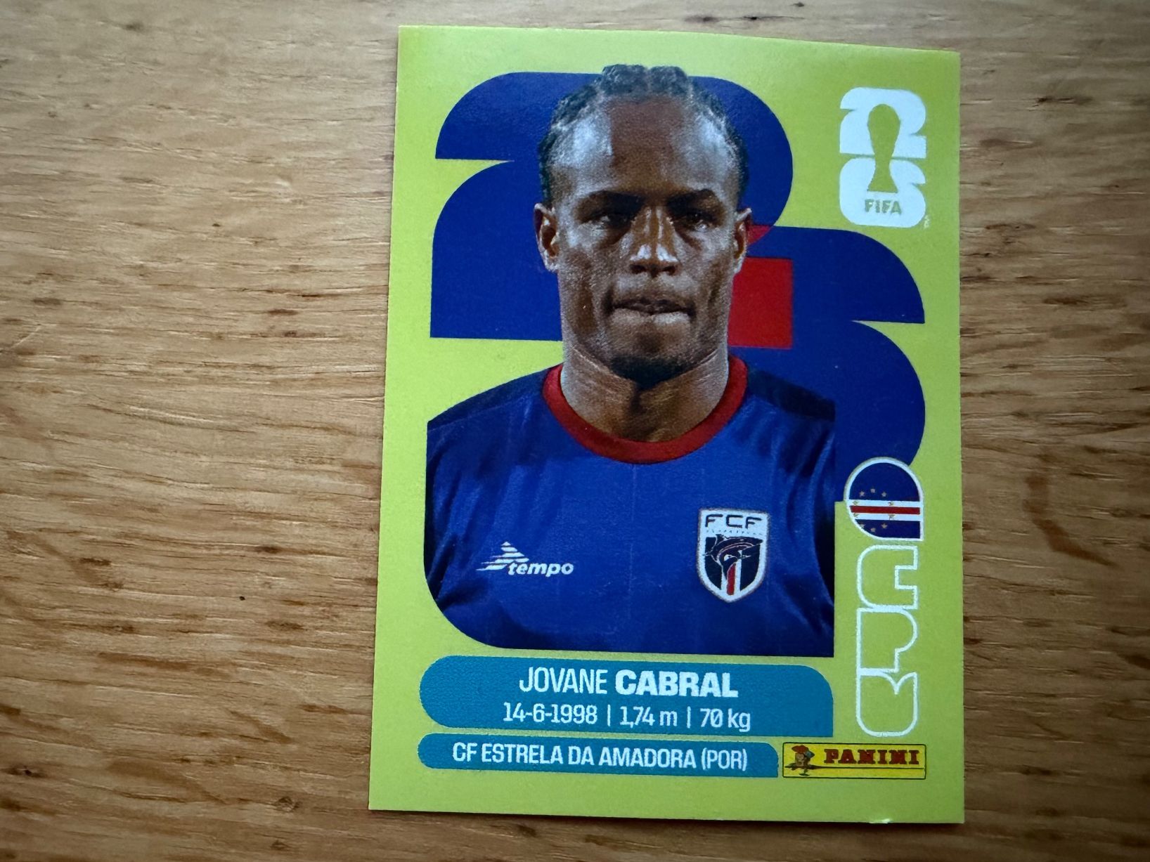 Panini Cartes à collectionner: Panini CPV 16 Jovane Cabral – Neuf (Voir description) à Zürich par bel5