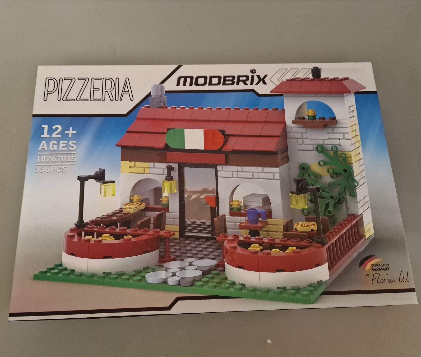 Kit di costruzioni: Modbrix Pizzeria 336 Teile Bausatz Neu – Nuovo e nell'imballaggio originale da Oberuzwil venduto da aseinkaufswelt 1