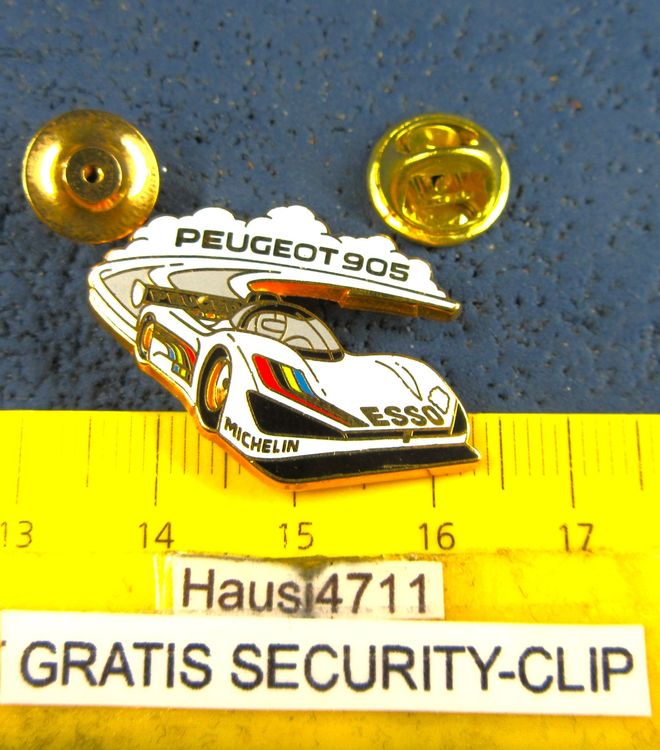 PEUGEOT 905 RACING AUTO PIN MIT SECURITY-CLIP A.BERTRAND (Gebraucht) in ...