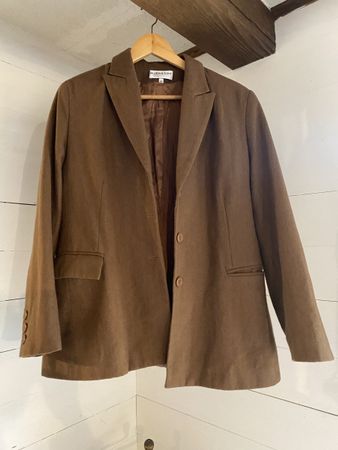 Brown blazer vintage retro