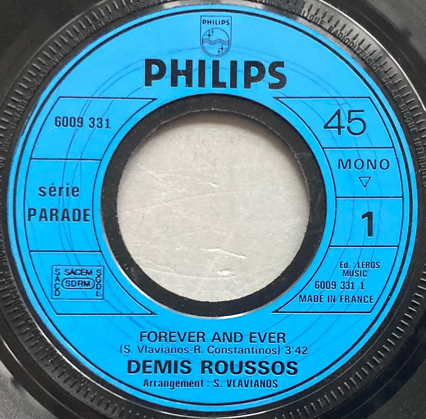 Vinyles: DEMIS ROUSSOS - FOREVER AND EVER – D'occasion à Poliez-Pittet par Newtown-Records 1