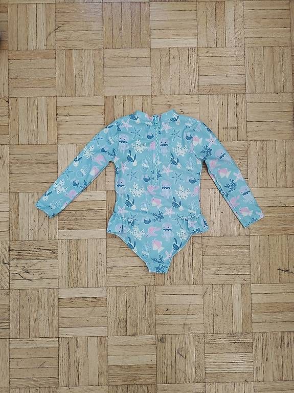 Costumi da bagno & Bikini: Langarm Schwimmanzug Mädchen Gr 86 – Usato da Zürich venduto da ste_hv76 1