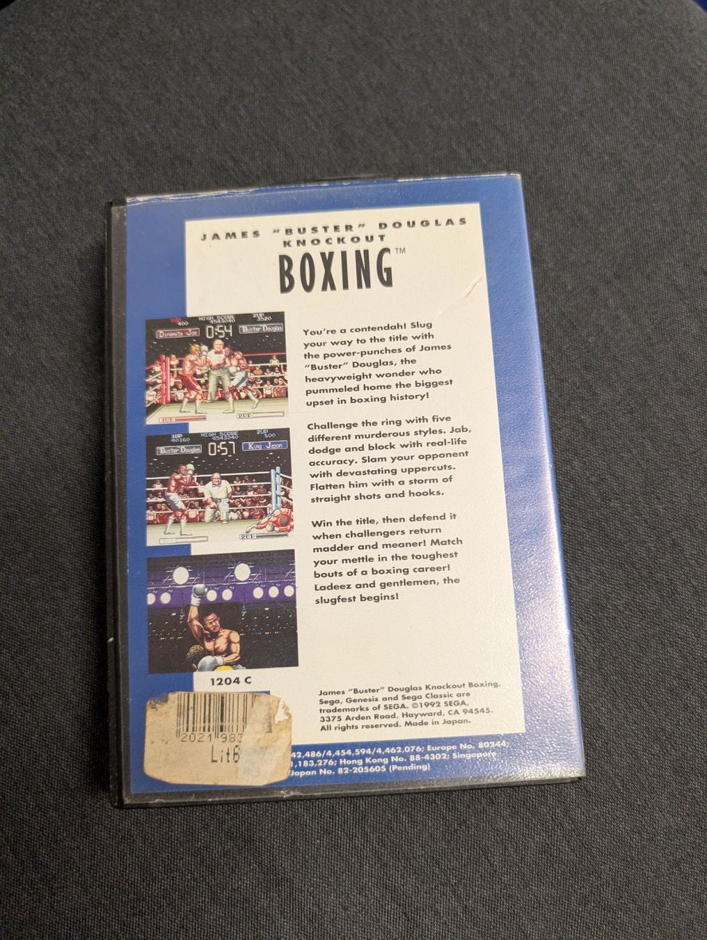 Spiele: James buster Douglas knockout Sega Mega Drive – Gebraucht aus Giubiasco von Ticinerd 1