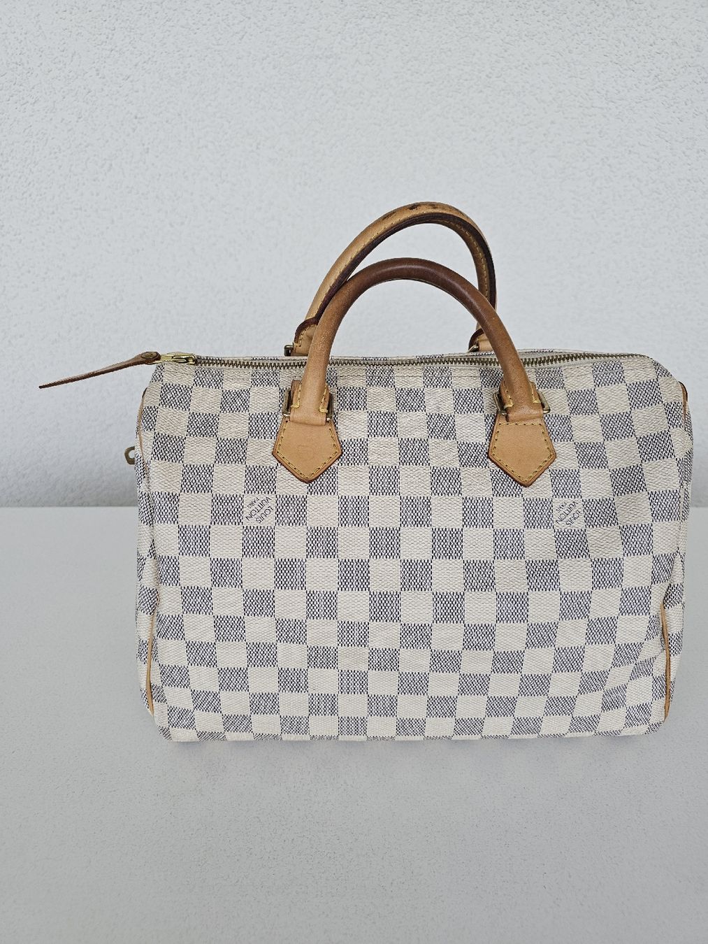 Louis Vuitton Taschen für Damen: Louis Vuitton Speedy 30 Damier Azur – Gebraucht aus Dottikon von Chicca_73 1