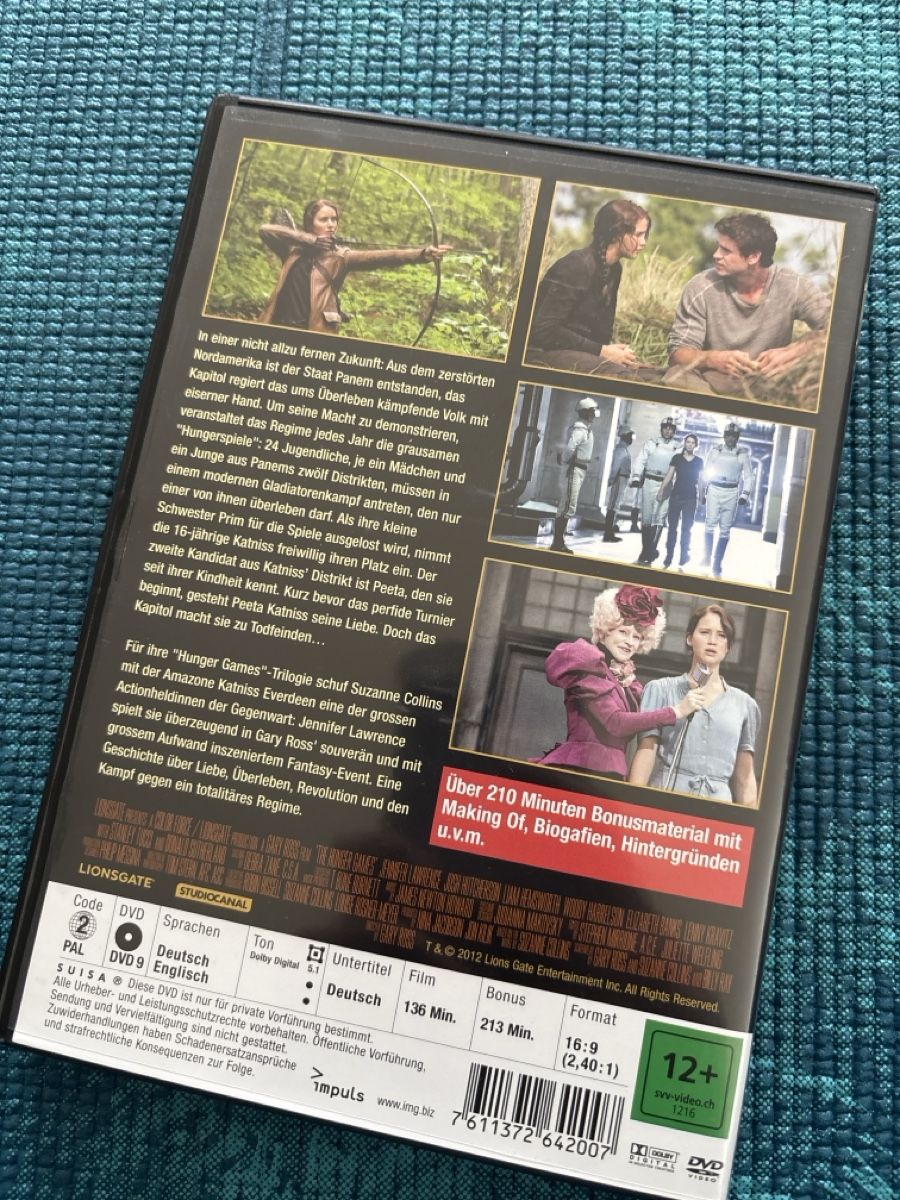Tutti i DVDs: The Hunger Games DVD – Usato da Wetzikon ZH venduto da ger_yvd6 3