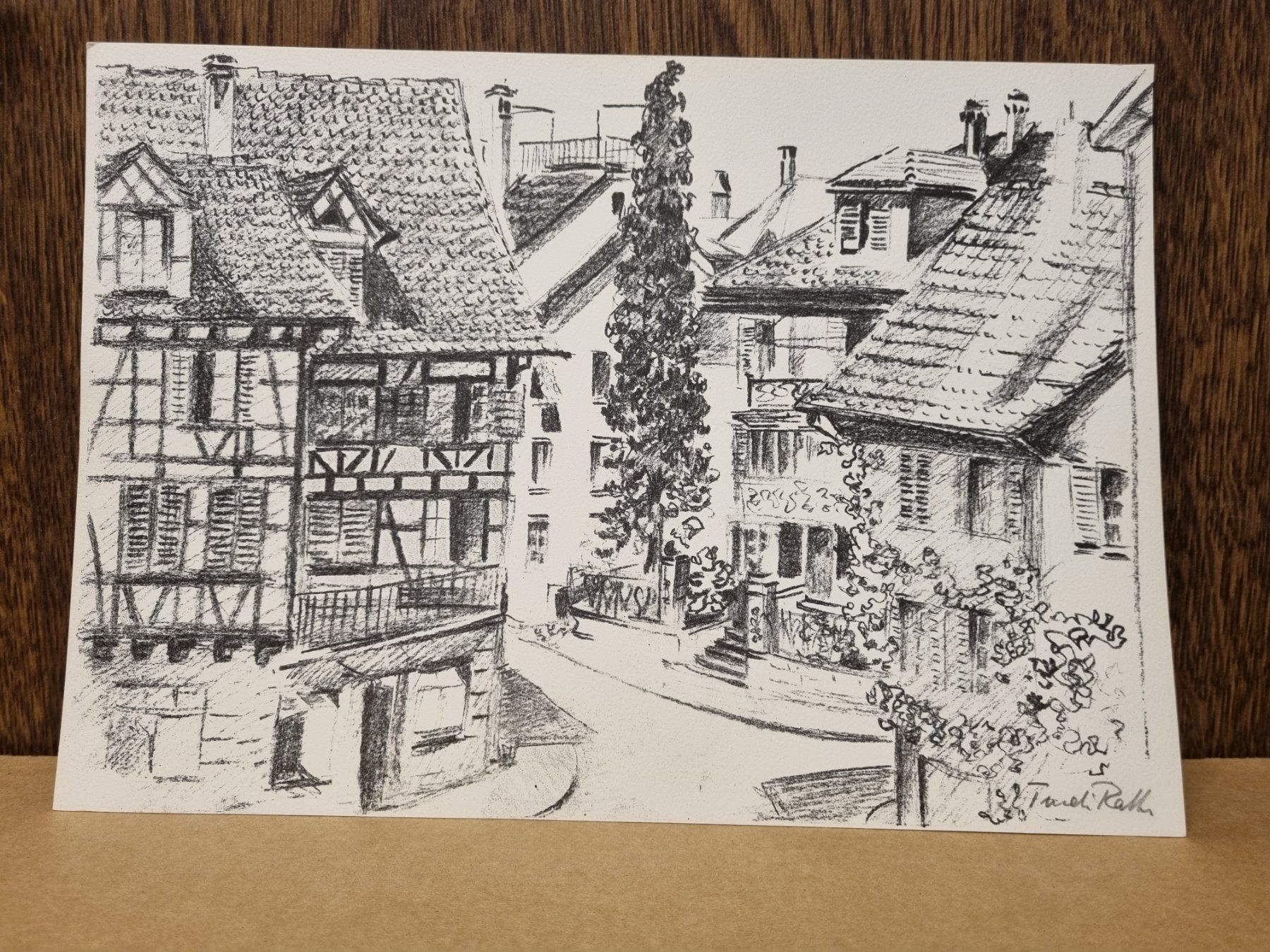 Grafiken & Lithographien: Lithographie Trudi Raths 1967 Horgen – Gebraucht aus Schaffhausen von Leveron13 1