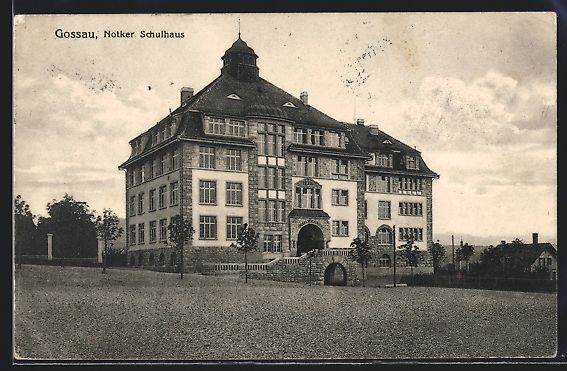Ansichtskarten: Gossau, Blick auf das Notker Schulhaus – Gebraucht aus Berlin von bartko-reher