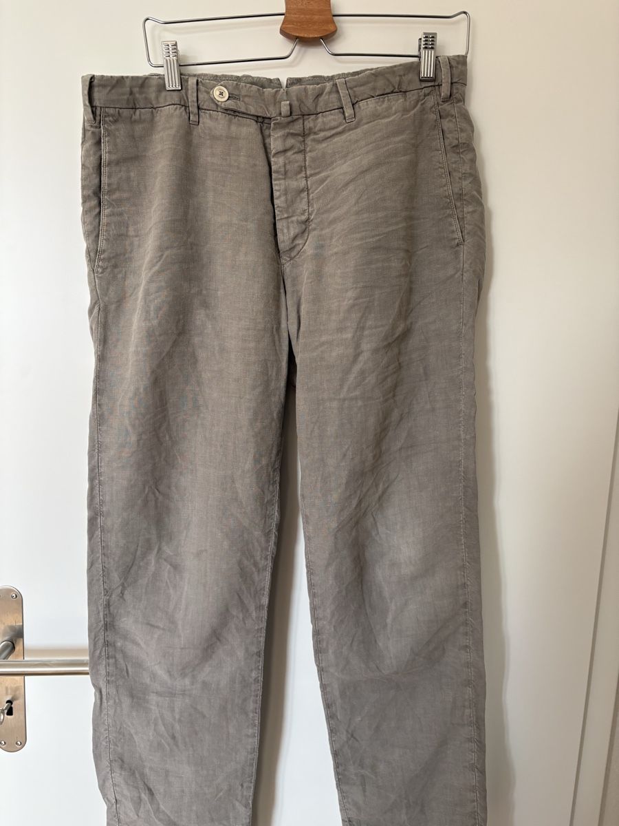 Hosen: Vintage Leinen Hosen Grau – Gebraucht aus Spiegel b. Bern von Klc123