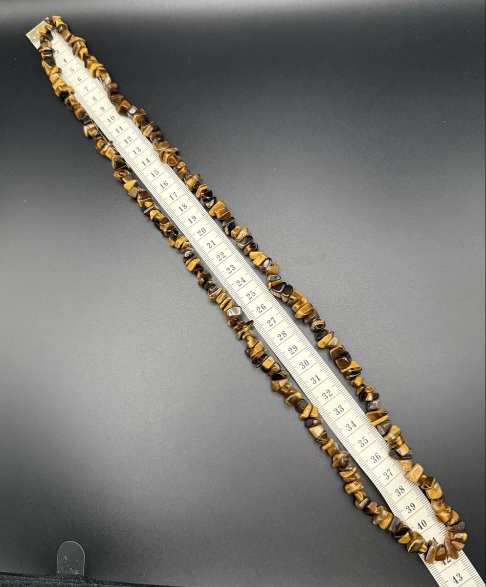 Catenine: Natürliche Tigerauge Halskette – Usato da Lamone venduto da LaCantinaMagica 5