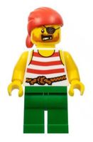 LEGO Minifigur Pirat (aus Set 10320)