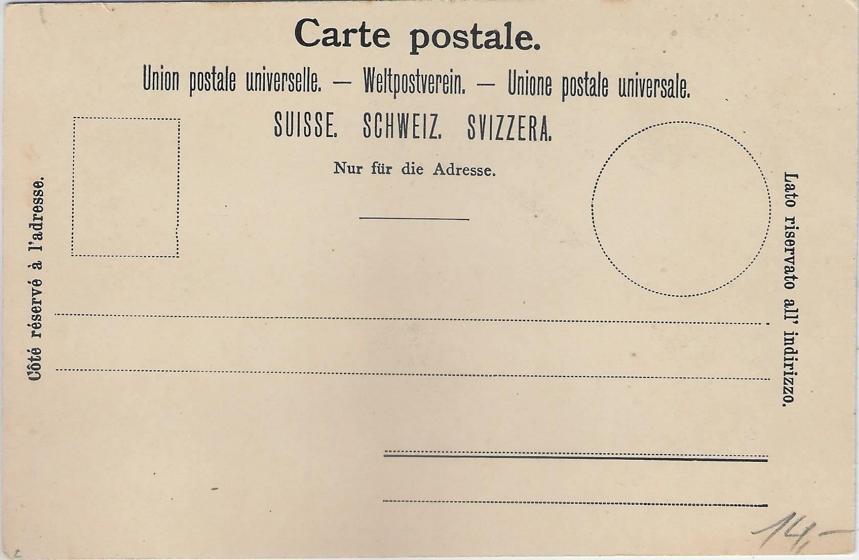 Cartoline postali: Gruss aus Luzern mit Pilatus - Litho – Usato da Ettingen venduto da Kartenplanet 1