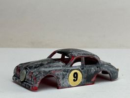 GB4-  Faller AMS Jaguar MK schwarz Startnummer 9