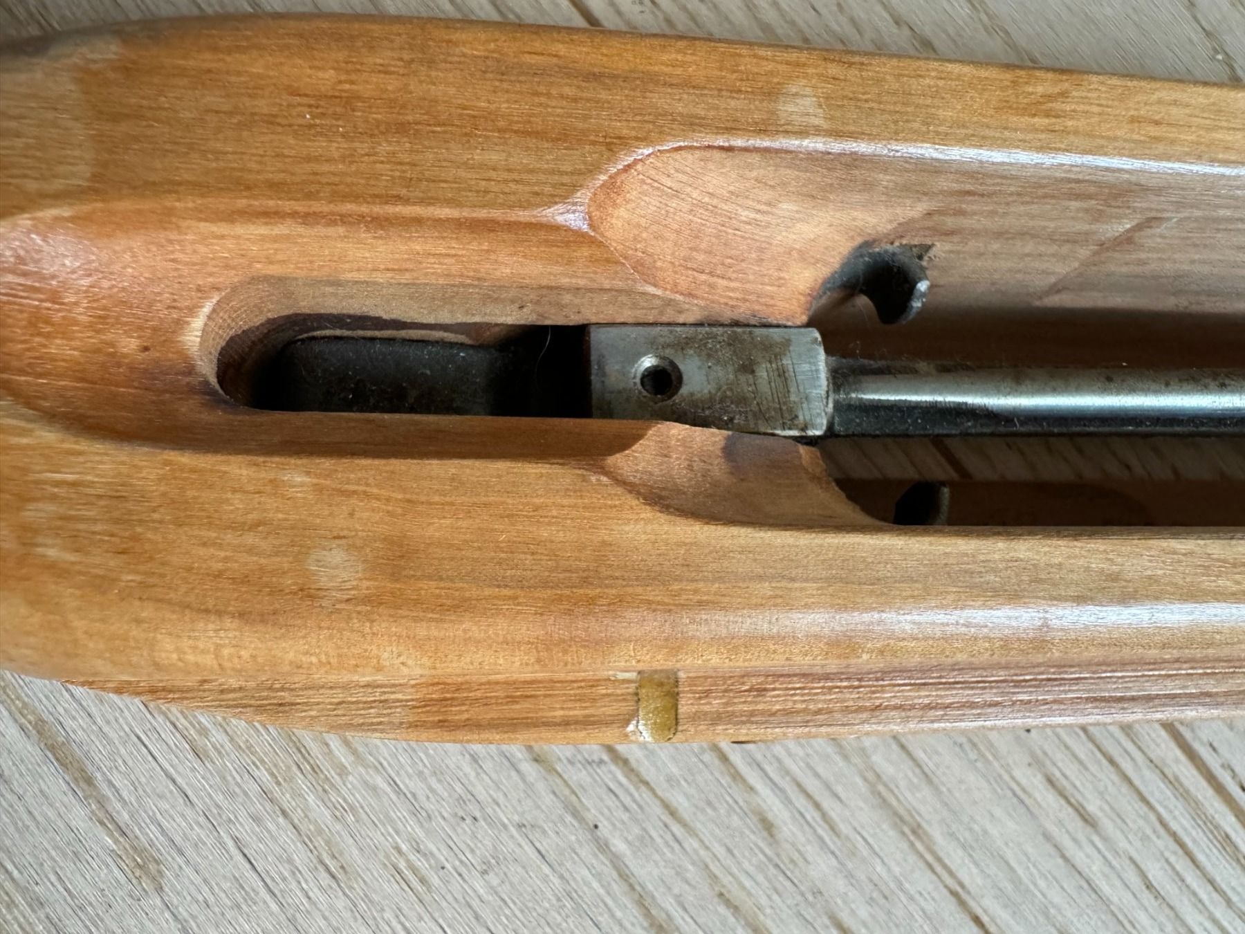 Webrahmen: Weberschiffli Holz   44 cm lang – Gebraucht aus Siebnen von Trans-Am 5