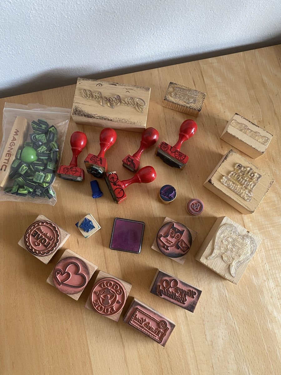 Timbri: Holzstempel Set – Usato da Schwarzenburg venduto da Michellu 2