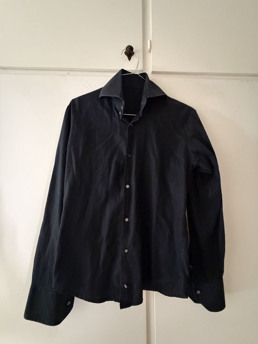 Chemises: Camicia uomo nera taglia M buono stato – D'occasion à Lugano par can_xdd8 1