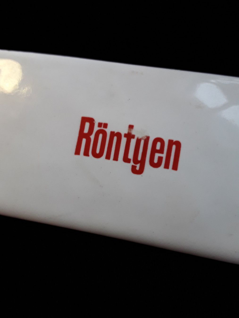 Schilder: Antikes Email Schild "Röntgen" – Gebraucht aus Zürich von philpip 1