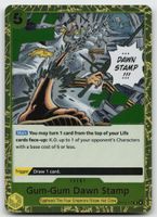 One Piece Gum-Gum Dawn Stamp OP13-117 R