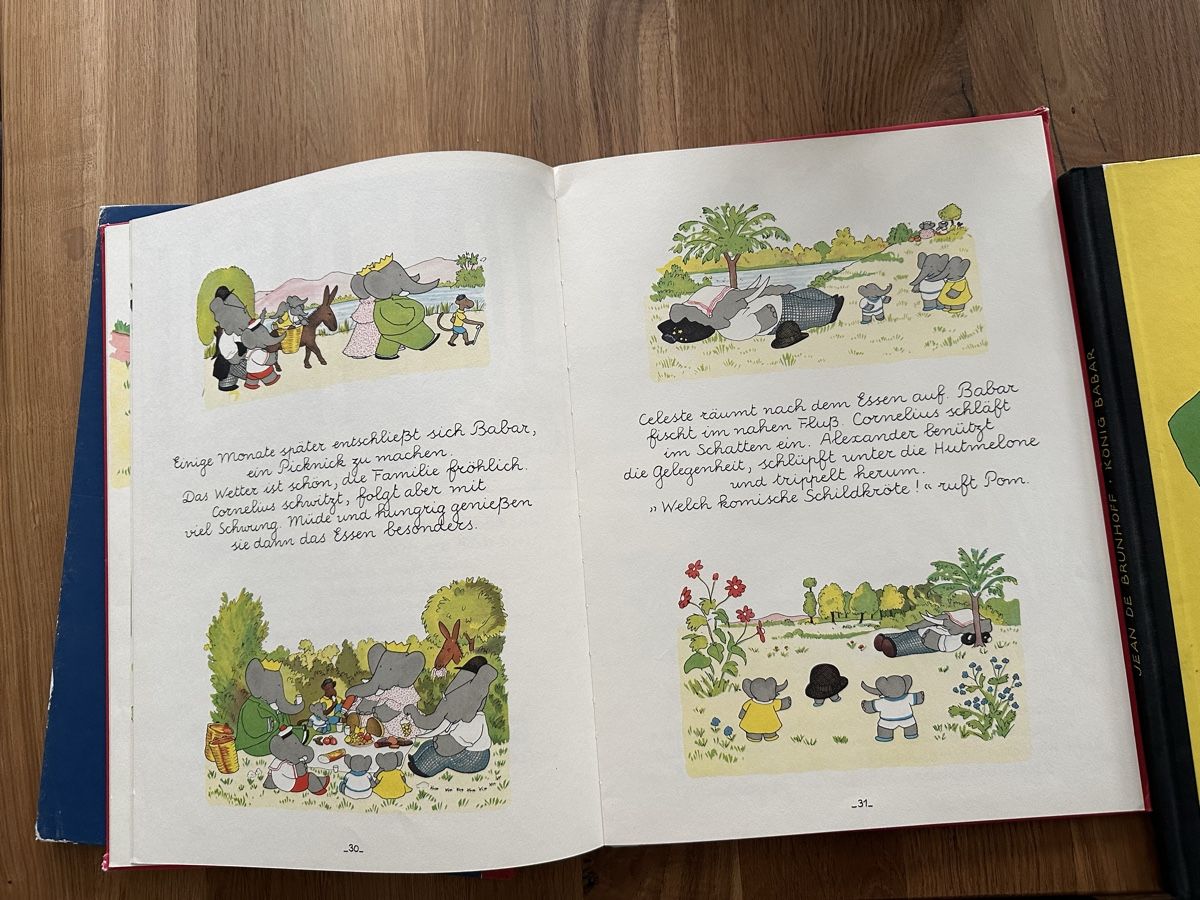 Libri: Babar Bücher Sammlung, Jean de Brunhoff – Usato da Ebikon venduto da Gaenggeliwaar 7