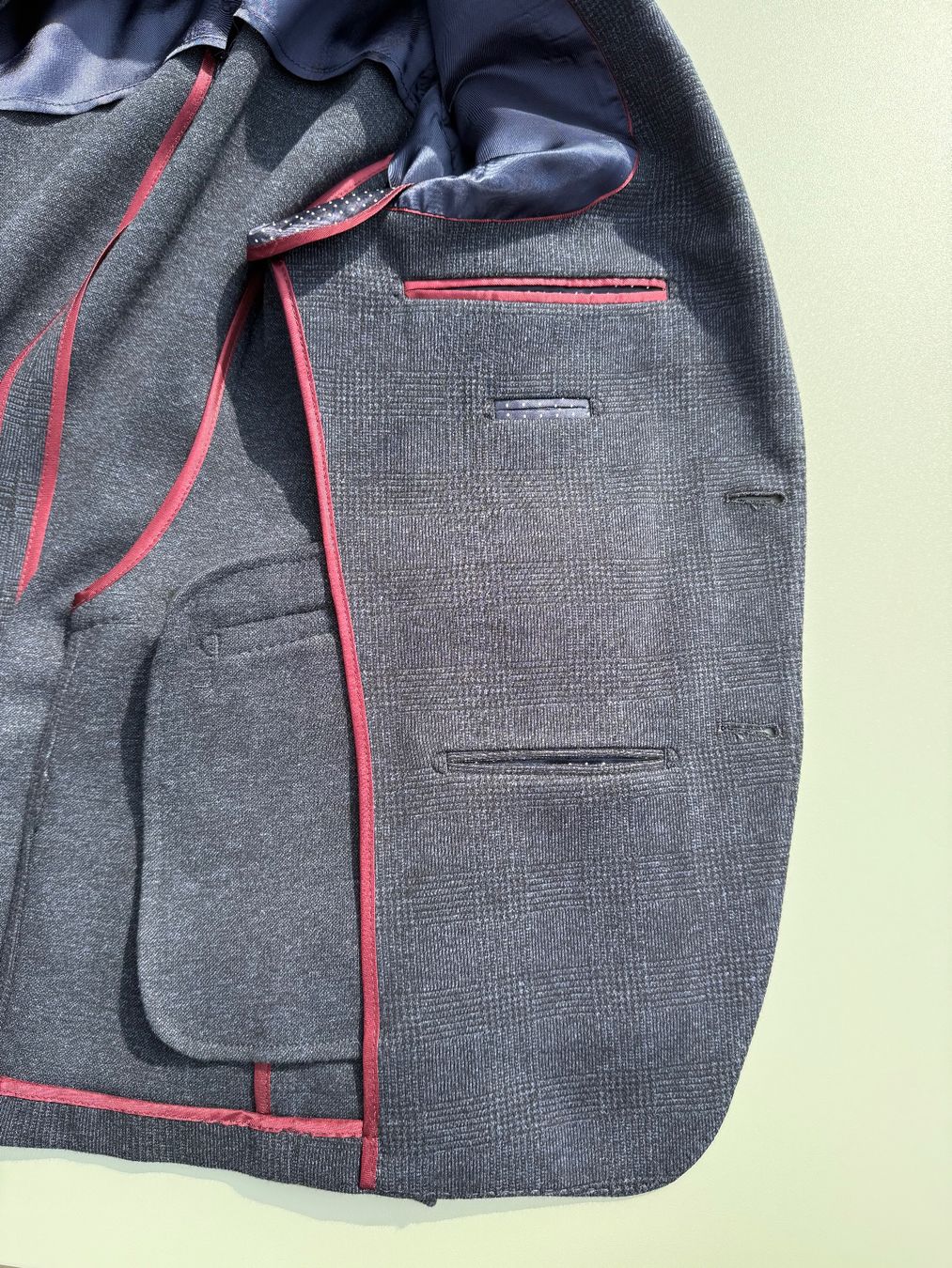 Hackett Jacken: HACKETT Blazer, Gr. UK 36R = Gr. 46, blau karriert – Neu (gemäss Beschreibung) aus Appenzell von ScharlyB 4