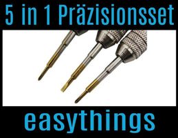 5 in 1 Präzisionsset f Handy Reparatur Schraubenzieher klein