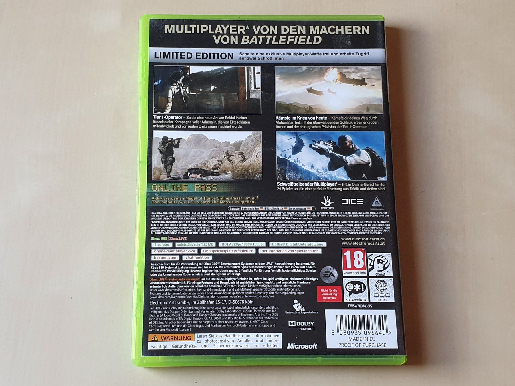 Microsoft Giochi: Medal of Honor – Usato da Stansstad venduto da collectorsshop 1