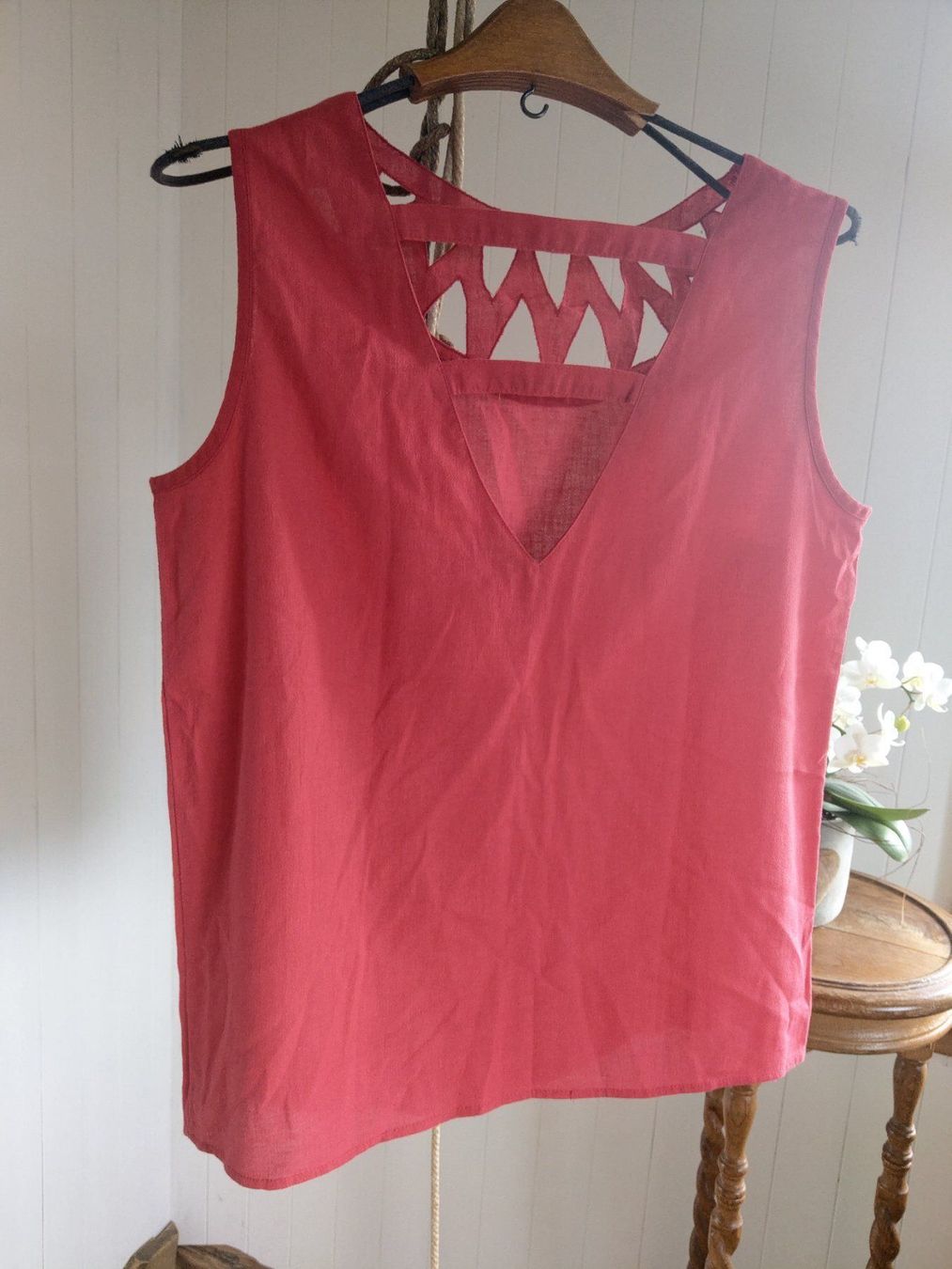 Top: Top Shirt Cutouts Gr. 38 Bluse Blusentop – Usato da Mollis venduto da Fauchi99 6