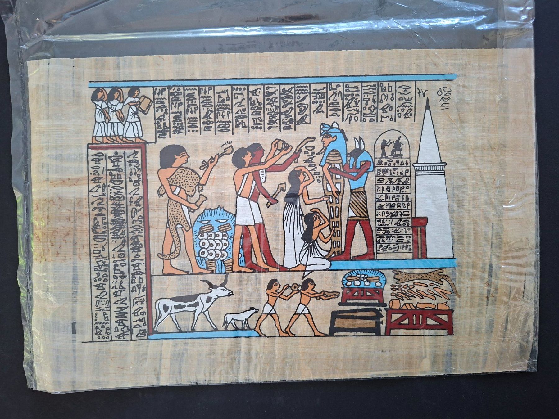 Gemälde: Gemälde auf Papyrus. Ägypten – Gebraucht aus Goldach von armando_r 1