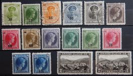 Luxemburg ex. Kat. 199-220 */gest. 1928/29