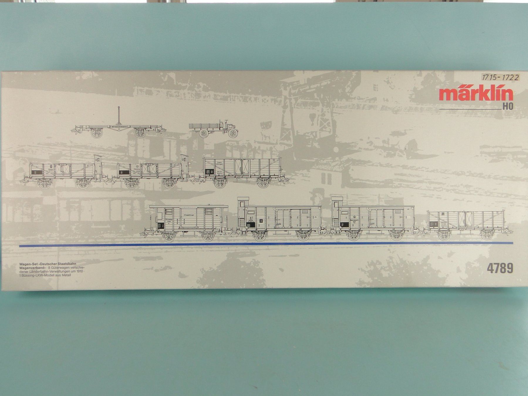 Märklin Modellini di ferrovie: Märklin Staatsbahn SET 4789 – Usato da Bülach venduto da cann11 2