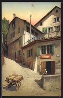 AK Zürich, Partie in der Fortunagasse