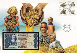 Grosser Banknotenbrief  Südafrika 1990