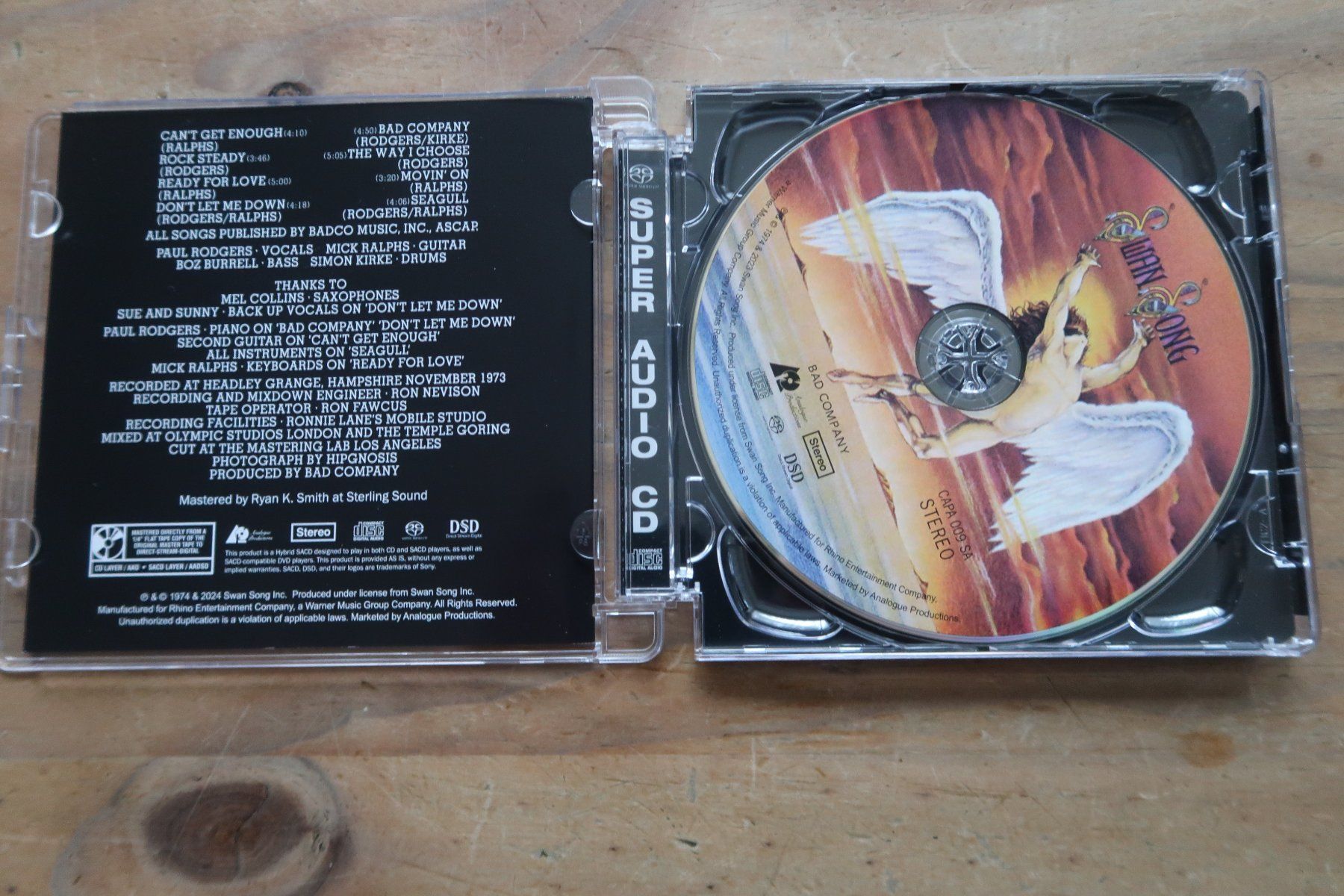 CD: BAD COMPANY - ST - SACD – Usato da Basel venduto da Patiscat 4