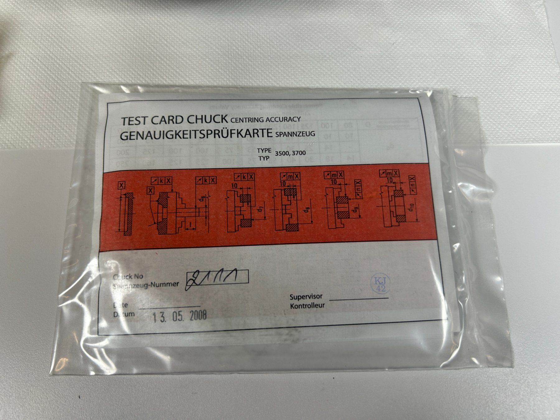 Schaublin Tutti gli attrezzi: Bison 3CSN 160 D4 Planspiralfutter Neu/OVP – Nuovo e nell'imballaggio originale da Rothenfluh venduto da BitterlinPartner 1