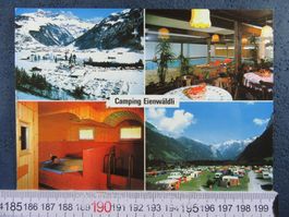 ENGELBERG CAMPING EIENWÄLDLI 1992 AK ONW LETE WOHNWAGEN