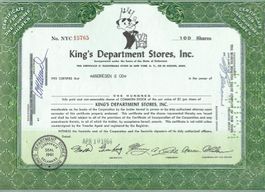 King's Departement Stores, Inc. 1964