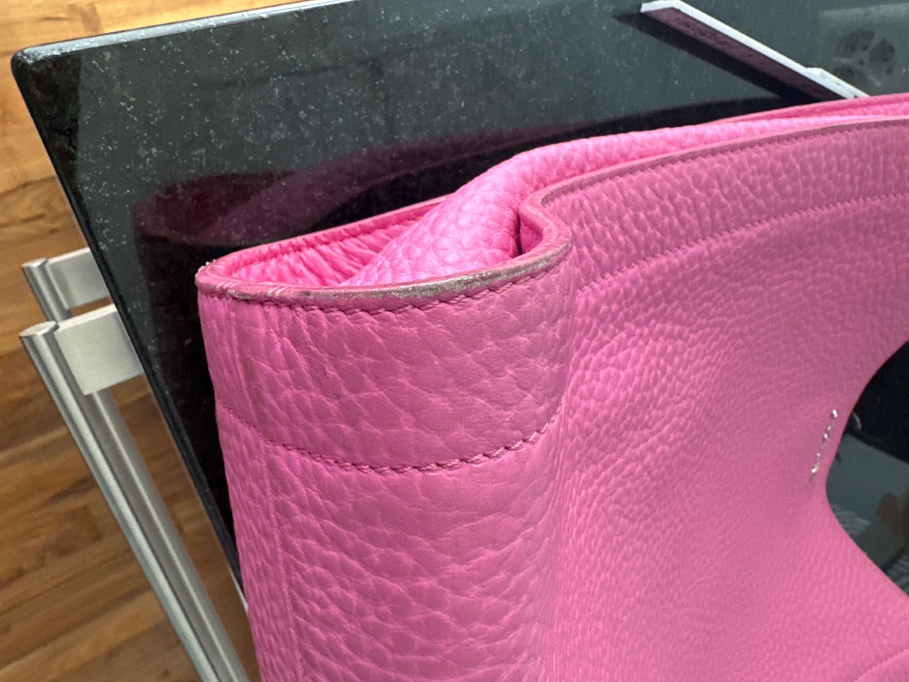 Orciani Taschen für Damen: Orciani Ledertasche Pink - Top Zustand! – Gebraucht aus Nürensdorf von Enme 2