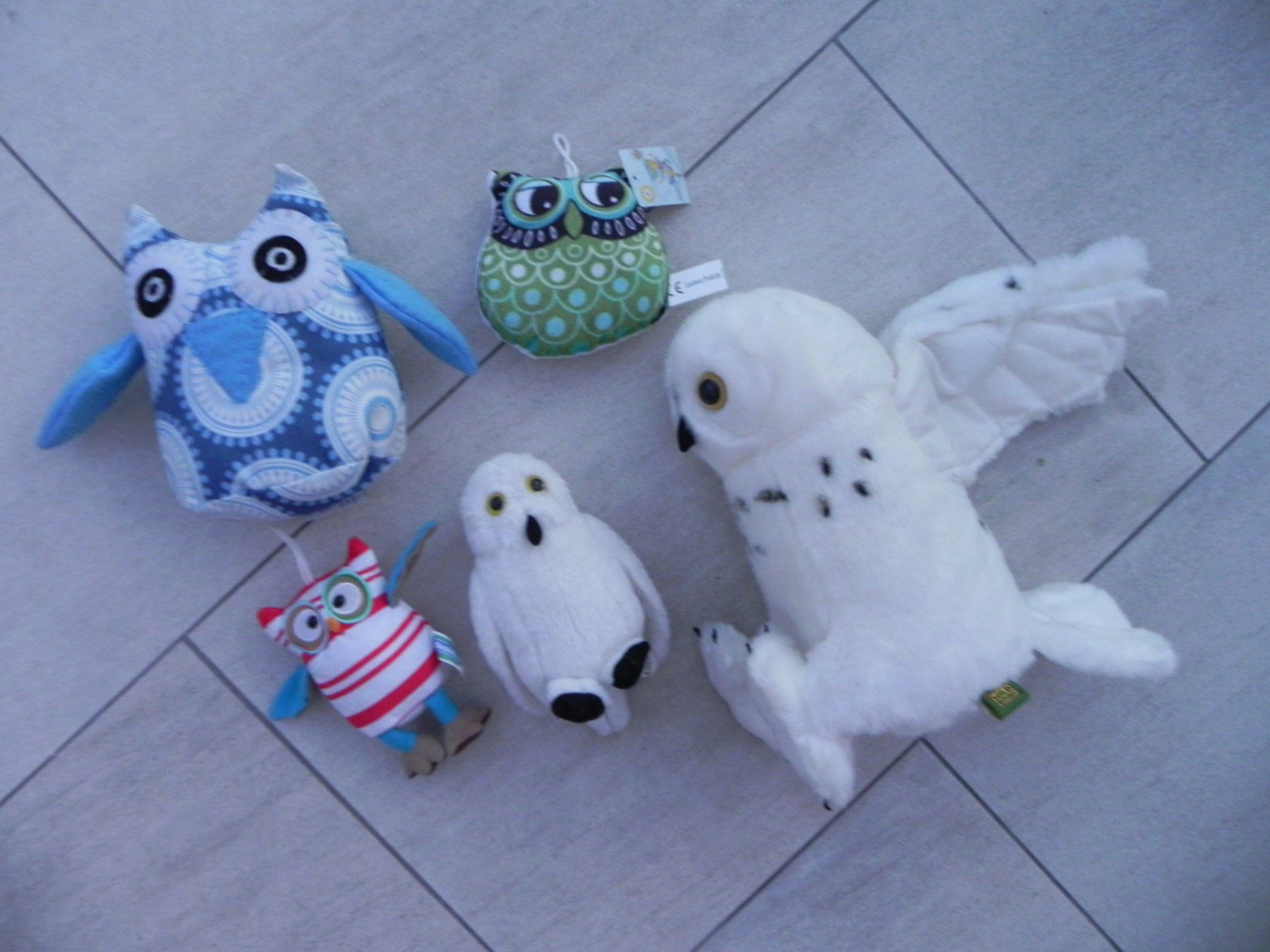Spielzeuge: Eulen Set Stofftiere Kuscheltiere 5 Stk – Gebraucht aus Stallikon von pcerny16 2