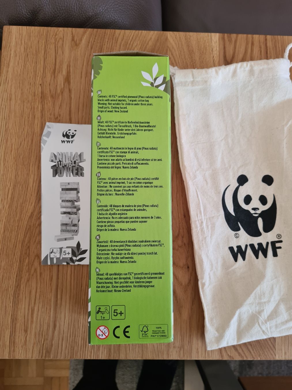 Giochi: WWF Animal Tumble Tower Spiel neu – Nuovo e nell'imballaggio originale da Winterthur venduto da Jana1701 1