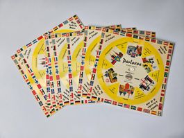 PARLOVOX Cours d'anglais vintage 8 disques 33 tours complet