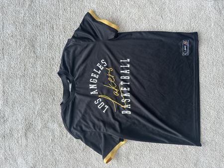 Los Angeles Lakers Basketball Shirt, Grösse L, Schwarz