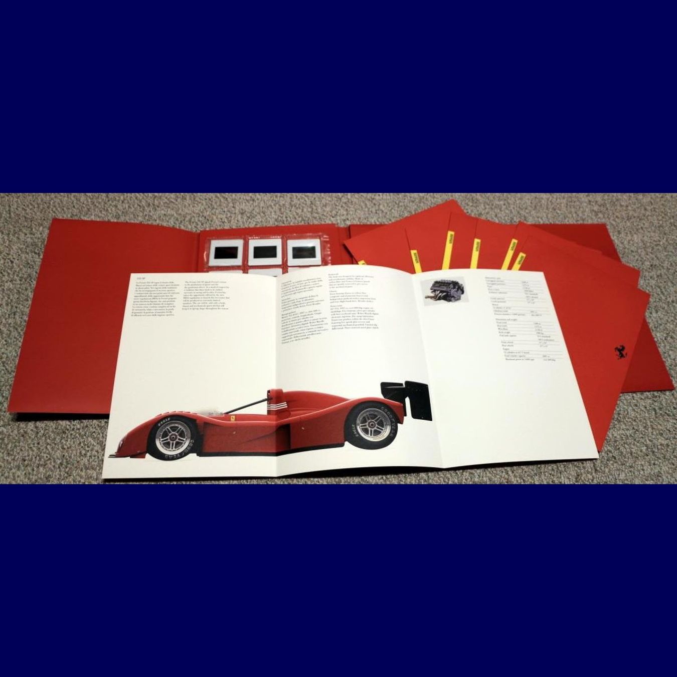 Ferrari Documenti: FERRARI Pressemappe von 1994 – Usato da Mörschwil venduto da Ferrari-V8 6