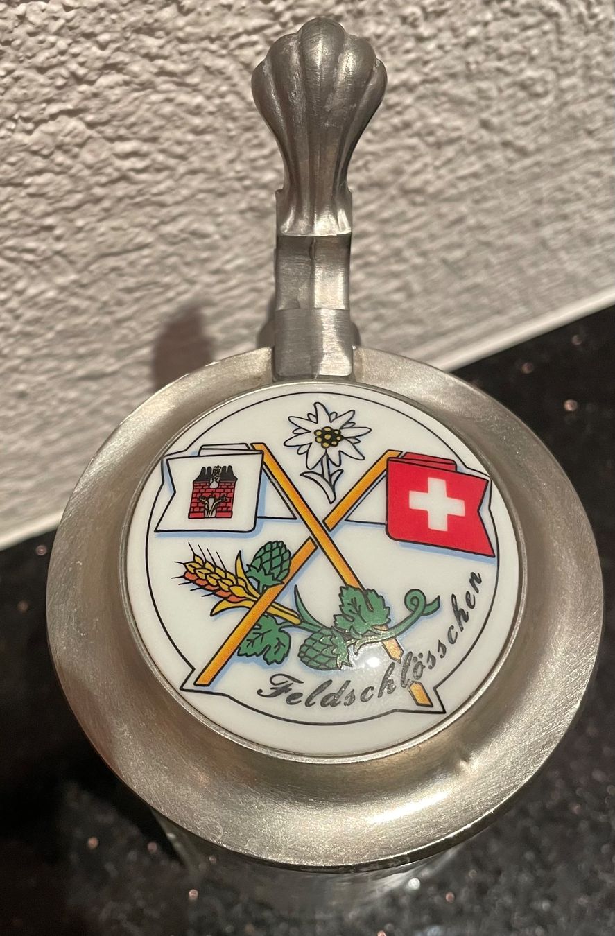 Bicchieri: Vintage Bierkrug Feldschlösschen – Usato da Niederweningen venduto da baghirac 2