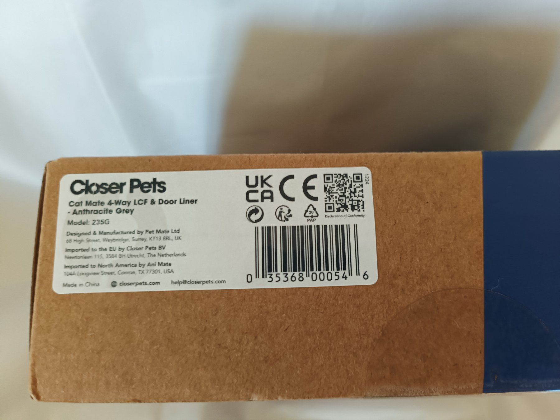 Katzenklappen: Closer Pets Katzenklappe 4-Way Anthrazit, Neu & OVP – Neu und originalverpackt aus Oberhofen Thun'see von cri_6md2 1