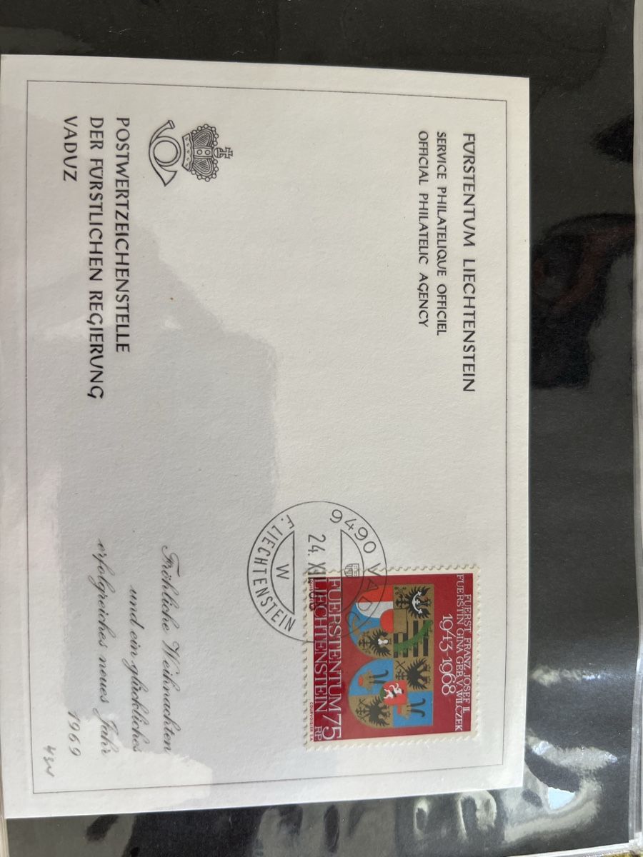 Tutti i francobolli: Fürstentum Liechtenstein: Weihnachtskarten-Sammlung! – Usato da Schongau venduto da Retro_Shop 4