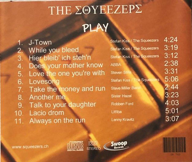 CDs: The Squeezers - Play – Gebraucht aus Grüningen von azulgris 1