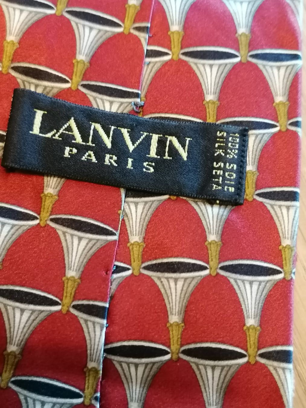 Lanvin Cravatte: Lanvin Paris Seide Krawatte - Nr.118 – Difettoso da Basel venduto da vintagecollector 2