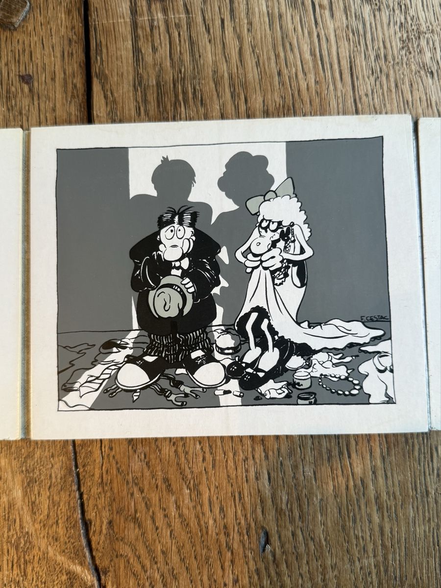 Comics: Ex-libris édition Papiers Gras numéroté et signé Cestac – Neu (gemäss Beschreibung) aus Genève von math_cedra