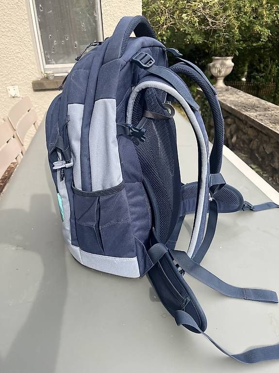 Satch Zaini: Satch Schulrucksack / Jugendrucksack dunkelblau – Usato da Endingen venduto da benjaminsteiner 3