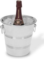 Eiskübel für Champagner, aus Edelstahl, 22 cm