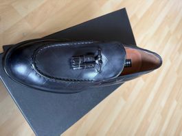 Neu Herrenschuh Fratelli Rossetti schwarz Loafer